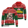 My Hero Academia Ugly Sweater Custom Characters Knitted Sweatshirt Christmas Gift