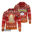 Arcanine Ugly Christmas Sweater Pokemon Custom Knitted Sweatshirt