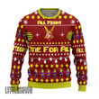 All Might Ugly Christmas Sweater My Hero Academia Knitted Sweatshirt