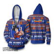Son Goku Ugly Sweater Dragon Ball Z Custom Knitted Sweatshirt Anime Christmas Gift