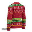 Jujutsu Kaisen Characters Knitted Ugly Christmas Sweater Red