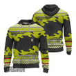 Gyomei Himejima Ugly Sweater Custom Demon Slayer Knitted Sweatshirt Anime Christmas Gift