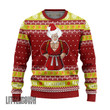 Dragon Ball Ugly Christmas Sweater Mr Satan Custom Anime Knitted Sweatshirt
