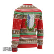 Attack On Titan Ugly Christmas Sweater Eren Yeager Custom Anime Knitted Sweatshirt