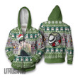 Yushiro Ugly Christmas Sweater Demon Slayer Custom Anime Knitted Sweatshirt
