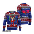 Vegeta Ugly Sweater Dragon Ball Z Custom Knitted Sweatshirt Anime Christmas Gift