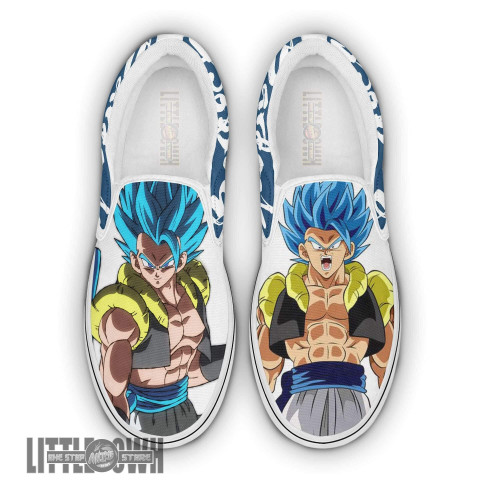 Dragon Ball Z Gogeta Classic Slip-On Custom Anime Shoes