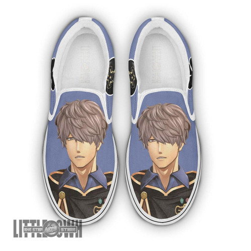 Black Clover Gauche Adlai Shoes Custom Anime Classic Slip-On Sneakers
