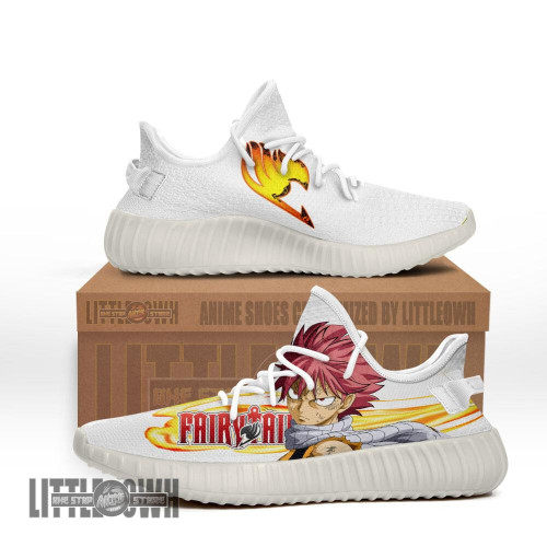 Natsu Dragneel Shoes Custom Fairy Tail Anime YZ Boost Sneakers