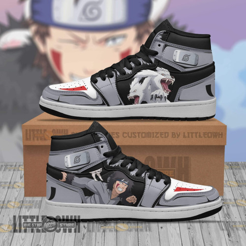 Kiba Inuzuka Boot Sneakers Custom Naruto Anime Shoes