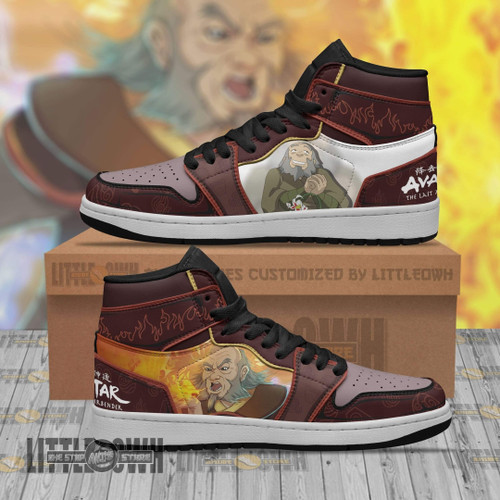 Iroh Boot Sneakers Custom Avatar: The Last Airbender Anime Shoes