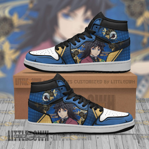 Giyu Tomioka Boot Sneakers Custom Demon Slayer Anime Shoes