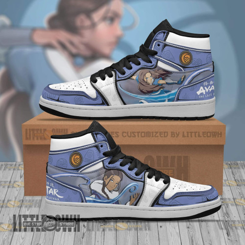 Katara Boot Sneakers Custom Avatar: The Last Airbender Anime Shoes