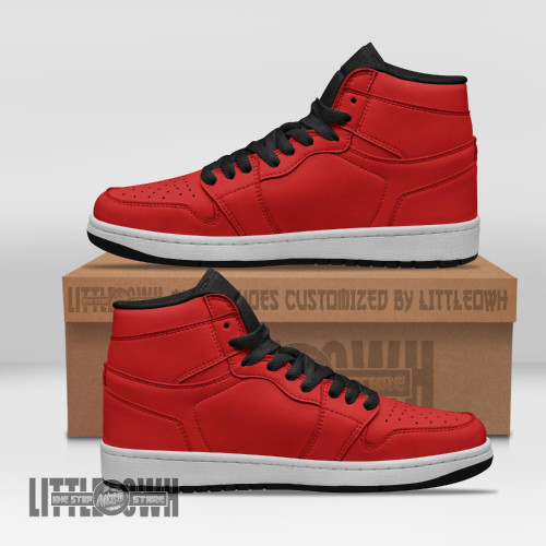 Deku Red Shoes Custom My Hero Academia Anime Boot Sneakers