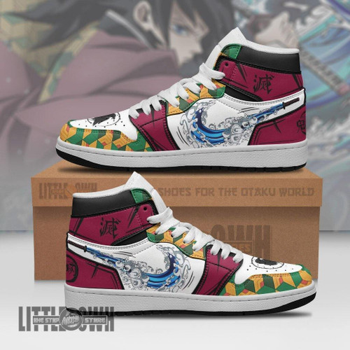 Giyu Tomioka Shoes Anime Sneakers Custom Demon Slayers Shoes