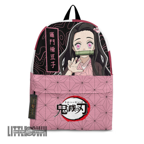 Demon Slayer Anime Backpack Custom Nezuko Kamado Character