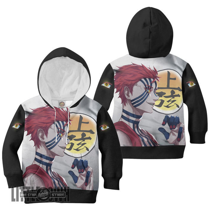 Akaza Demon Slayer Anime Kids Hoodie and Sweater