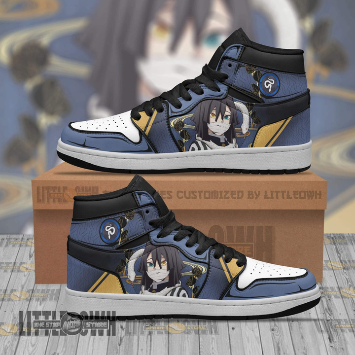 Obanai Iguro JD Sneakers Custom KNY Anime Shoes - LittleOwh - 1