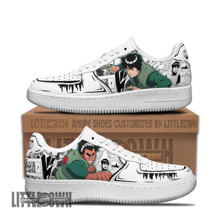 Might Guy AF Sneakers Custom Nrt Anime Shoes - LittleOwh - 1
