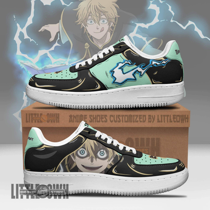 Luck Voltia AF Sneakers Custom Black Clover Anime Shoes - LittleOwh - 1
