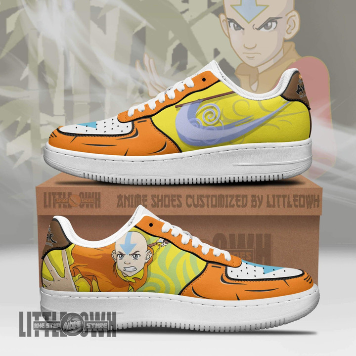 Aang AF Sneakers Custom Airbending Avatar: The Last Airbender Anime Shoes - LittleOwh - 1
