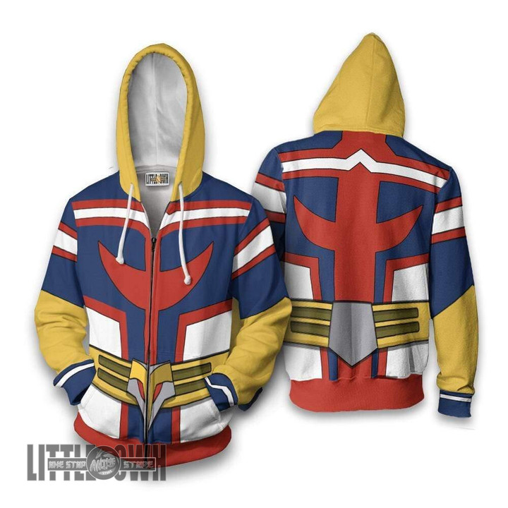 All Might Hoodie Cosplay Costume My Hero Academia Anime Unisex Casual 3D All Over Printed - LittleOwh - 2