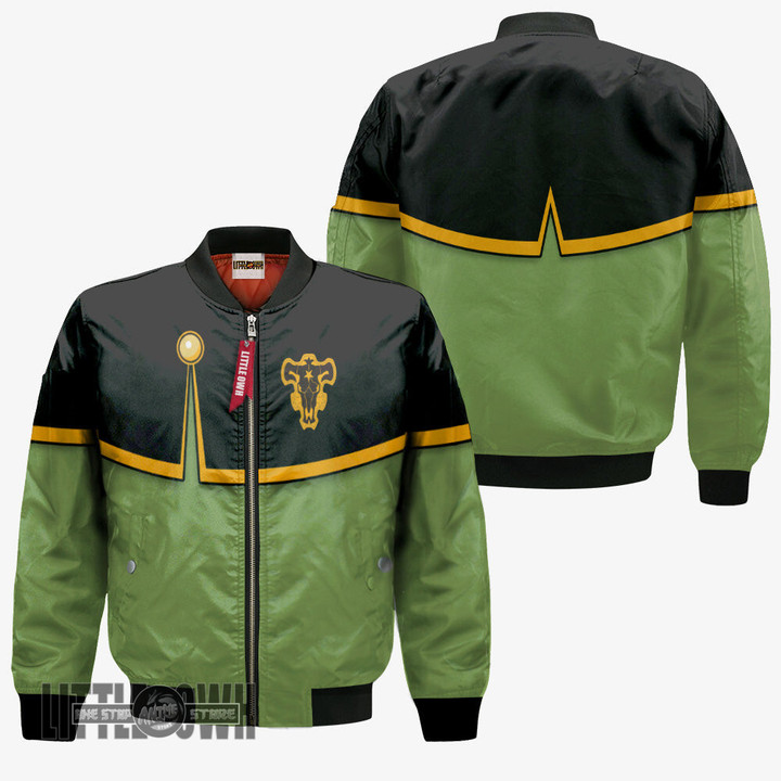 Finral Roulacase Bomber Jacket Custom Black Clover Cosplay Costumes - LittleOwh - 3