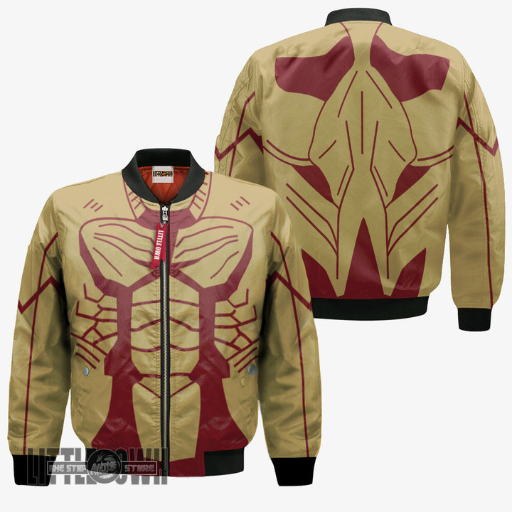 Attack On Titan Armored Titan Bomber Jacket Custom AOT Clothes Cosplay Costumes - LittleOwh - 3