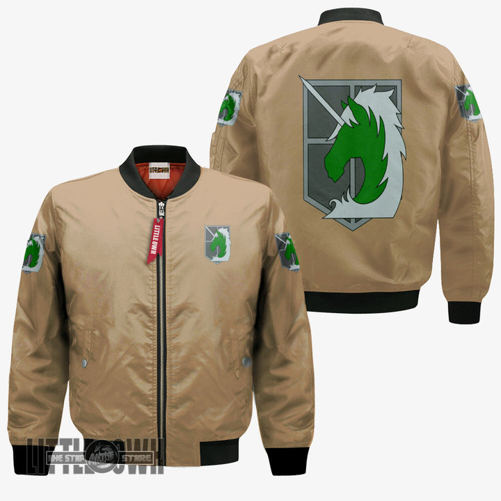 Military Police Regiment Bomber Jacket Custom Attack On Titan Cosplay Costumes - LittleOwh - 3