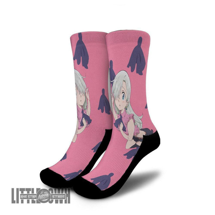 Elizabeth Liones Seven Deadly Sins Anime Cosplay Custom Socks - LittleOwh - 1