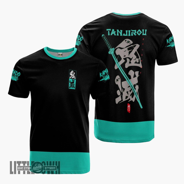 Tanjiro Kamado T Shirt KNY Clothes Clothes Anime Cosplay Costume Outfits - LittleOwh - 1