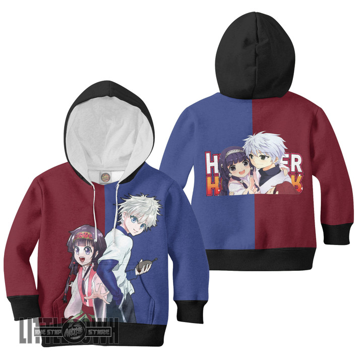 Killua Zoldyck x Alluka Anime Kids Hoodie and Sweater Custom Hunter x Hunter Cosplay Costume