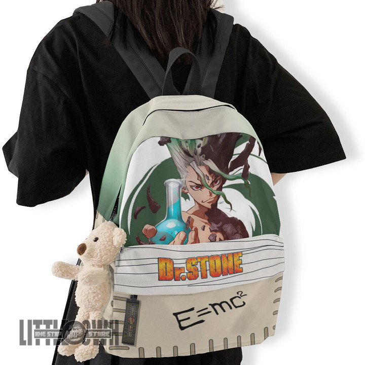 Dr Stone Anime Backpack Custom Senku Ishigami Character