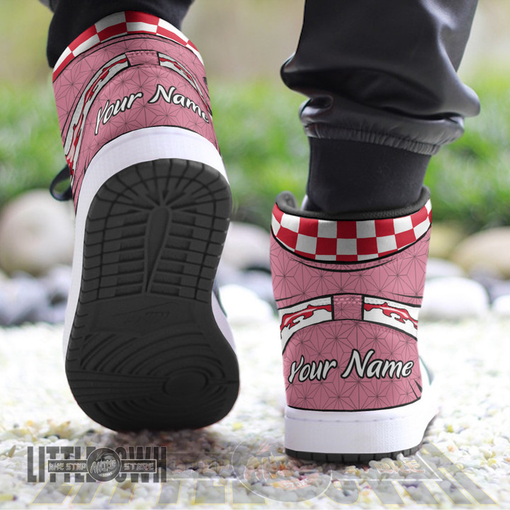 Nezuko Kamado Personalized Shoes Demon Slayer Breathing Anime Boot Sneakers