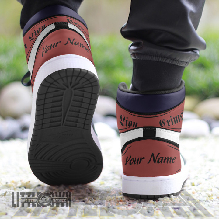 Crimson Lion Personalized Shoes Black Clover Anime Boot Sneakers