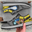 Gogeta JD Low Top Sneakers Custom Dragon Ball Anime Shoes - LittleOwh - 4