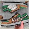 Levi Ackerman Anime Shoes Custom Attack On Titan JD Low Sneakers - LittleOwh - 3