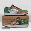 Eren Yeager Anime Shoes Custom Attack On Titan JD Low Sneakers - LittleOwh - 1