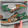 Eren Yeager Anime Shoes Custom Attack On Titan JD Low Sneakers - LittleOwh - 3