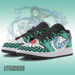 Tanjiro Shoes KNY Custom Anime Low JD Sneakers Water Breathing - LittleOwh - 2