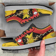 Pikachu Pokemon Anime Shoes Custom JD Low Sneakers - LittleOwh - 3
