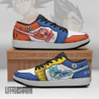 Vegeta vs Goku God Low Top Sneakers Custom Dragon Ball Z Anime Shoes - LittleOwh - 1