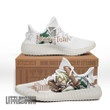 Annie Leonhart Shoes Custom Attack on Titan Anime YZ Boost Sneakers - LittleOwh - 1