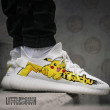 Pikachu Shoes Custom Pokemon Anime YZ Boost Sneakers - LittleOwh - 2