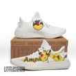 Ampharos Shoes Custom Pokemon Anime YZ Boost Sneakers - LittleOwh - 1