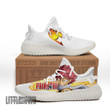 Natsu Dragneel Shoes Custom Fairy Tail Anime YZ Boost Sneakers - LittleOwh - 1