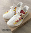 Natsu Dragneel Shoes Custom Fairy Tail Anime YZ Boost Sneakers - LittleOwh - 4