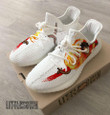 Monkey D Luffy Shoes Custom 1Piece Anime YZ Boost Sneakers - LittleOwh - 4