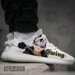 Magna Swing Shoes Custom Black Clover Anime YZ Boost Sneakers - LittleOwh - 2