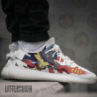 Lucario Shoes Custom Pokemon Anime YZ Boost Sneakers - LittleOwh - 2